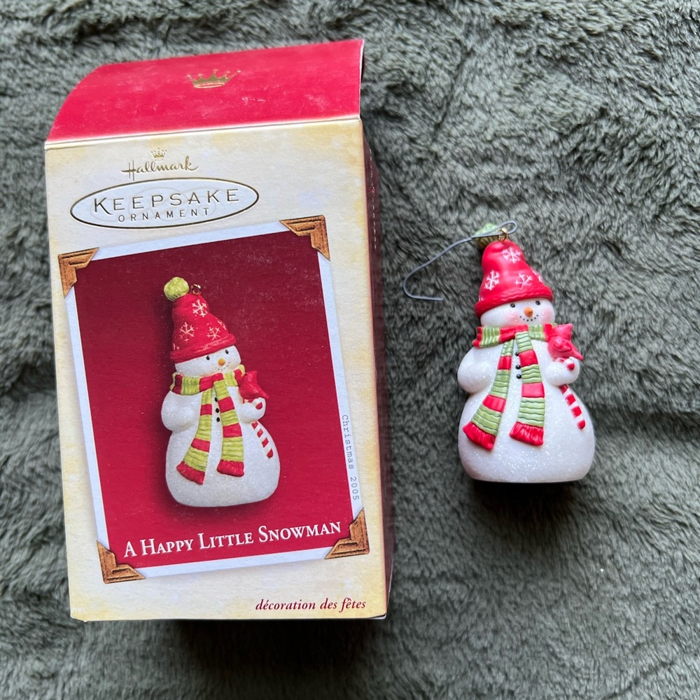 Hallmark Keepsake Ornament A Happy Little Snowman